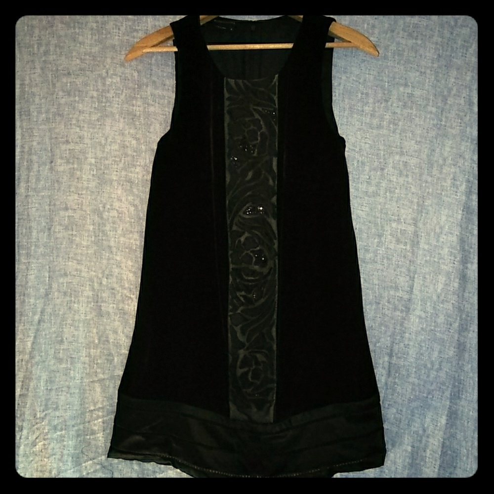 BCBG MAXAZRIA Velvet Silk Dress Size 2
